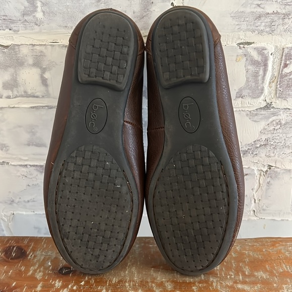 b.o.c Born Women’s Loafers Slip On Brown Textured Floral Cottage Core Size 6.5 - Picture 5 of 10